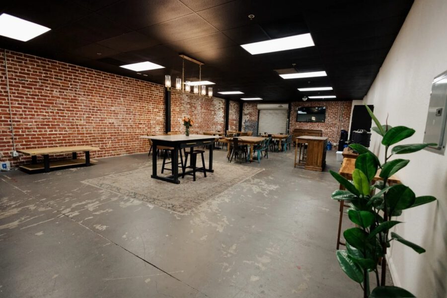 Inside the studio